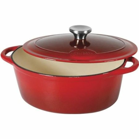 Casserole Sitram Rojo/Blanco Ø 36 cm 9 L Acier émaillé