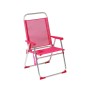 Chaise de Plage Fuchsia Aluminium 22 mm (52 x 56 x 92 cm)