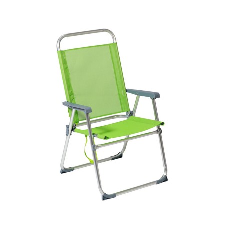 Chaise de Plage Aluminium Vert 22 mm (52 x 56 x 92 cm)