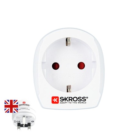 Adaptador de Corriente Skross 1500230-E Europeo Reino Unido