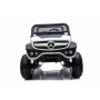 Coche Eléctrico para Niños Mercedes Benz Unimog Blanco 12 V