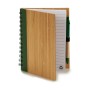 Libreta de Anillas con Bolígrafo Bambú 14 x 18 cm (12 Unidades)