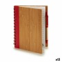 Cahier à Spirales avec Stylo Bambou 1 x 18 x 14 cm (12 Unités)