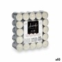 Set de Velas Plateado Blanco (10 Unidades)