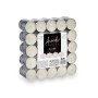 Set de Velas Plateado Blanco (10 Unidades)