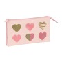 Portatodo Triple Glow Lab Hearts Rosa 22 x 12 x 3 cm