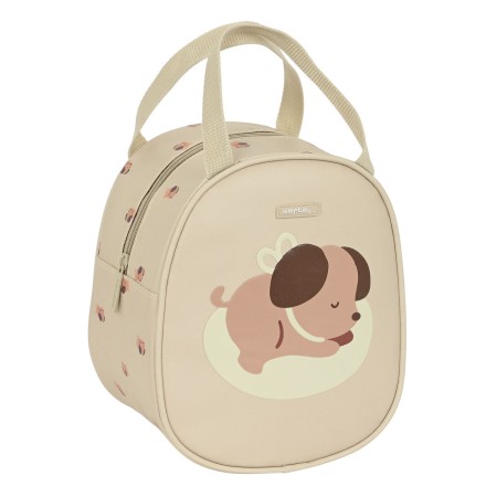 Portameriendas Térmico Safta Puppy 19 x 22 x 14 cm Beige