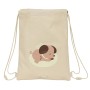 Bolsa Mochila con Cuerdas Safta Puppy Beige