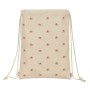 Bolsa Mochila con Cuerdas Safta Puppy Beige