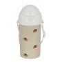 Bouteille avec Couvercle et Paille Safta Puppy Beige PVC 500 ml