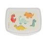 Fiambrera para Sandwich Safta Dinos 17 x 6 x 14 cm Crema