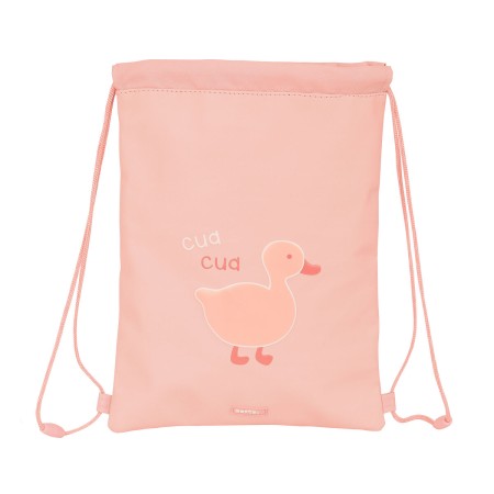 Bolsa Mochila con Cuerdas Safta Patito Rosa