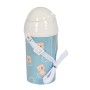 Botella con Tapa y Pajita Safta Baby bear Azul PVC 500 ml