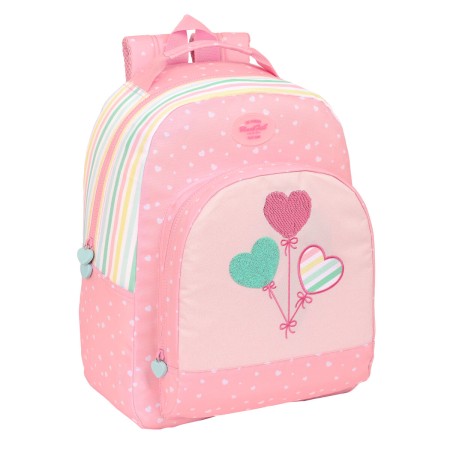 Cartable BlackFit8 Globitos Rose 32 x 42 x 15 cm