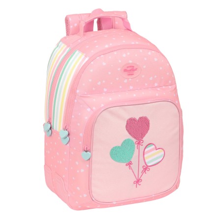 Cartable BlackFit8 Globitos Rose 32 x 42 x 15 cm