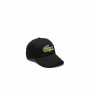 Casquette de Sport Lacoste Logo Oversize Noir (Taille unique)