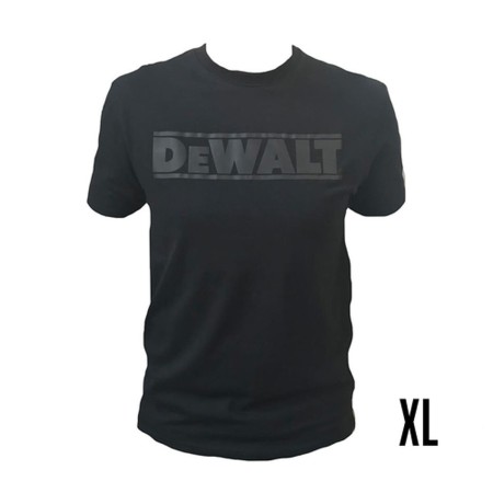 T shirt à manches courtes Dewalt Noir XL