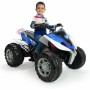 Quad Eléctrico Injusa Rage Luz Azul Blanco 12 V