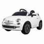 Coche Eléctrico para Niños Fiat 500 MP3 30 W 4,5 Ah 6 V Con control remoto Blanco