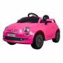 Coche Eléctrico para Niños Fiat 500 MP3 30 W 4,5 Ah 6 V Con control remoto Rosa