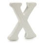 Lettre X Blanc polystyrène 1 x 15 x 13,5 cm (12 Unités)