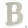 Lettre B Blanc polystyrène 15 x 12,5 cm (12 Unités)