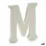 Lettre M Blanc polystyrène 1 x 15 x 13,5 cm (12 Unités)