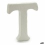 Lettre T Blanc polystyrène 1 x 15 x 13,5 cm (12 Unités)