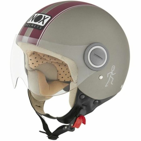 Casco Jet Nox N210 XL Titanio