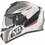 Casque intégral Nox N918 Meta Rojo/Blanco