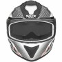 Casco Integral Nox N918 Meta Rojo/Blanco