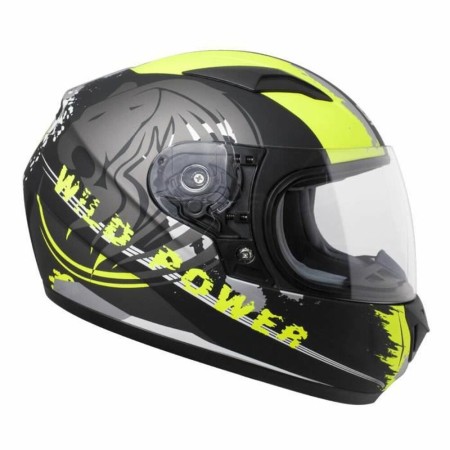 Casco Integral CGM Casq Y 49-50 cm Amarillo/Negro 47-48 cm