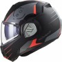 Casco Integral LS2 Advant Negro/Rojo Modular