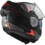 Casque intégral LS2 Advant Noir/Rouge Modulaire