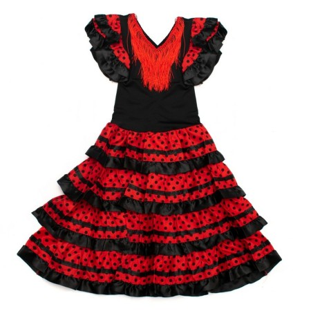 Vestido Flamenco VS-NROJO-LN6