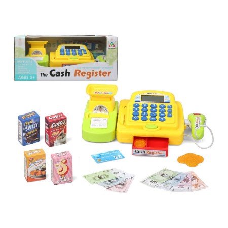 Caisse enregistreuse Jouet The Cash Register Jaune (33 x 13 cm)