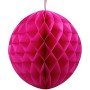 Pompones Fucsia Decoración Ø 30 cm 1 unidad