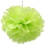 Pompones Flor Ø 25 cm 1 unidad Verde