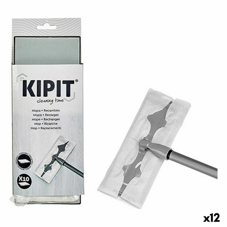 Recharge pour balai Plastique TNT (Non Woven) 25,5 x 10 x 7 cm (12 Unités)
