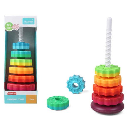 Set de construction Rainbow Tower (41 x 15 cm)