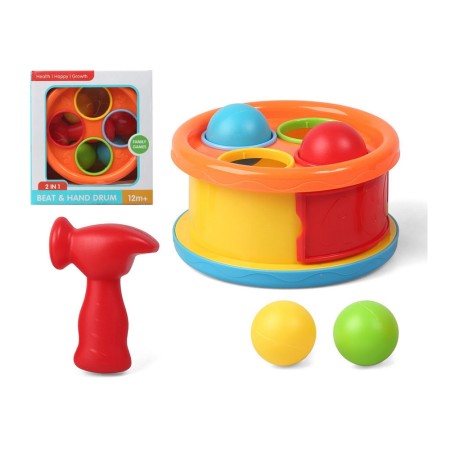 Jeu Éducation Enfant Beat & Hand Drum Plastique (20 x 18,5 cm)