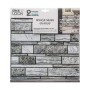 Pegatinas Atmosphera Pared Decorativo Con relieve Gris 2 Unidades (30 x 30 cm)