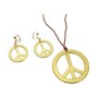 Pendentif My Other Me Boucles d´oreilles Doré Hippie