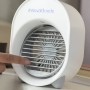 Mini-climatiseur Humidificateur à Ultrasons avec LED Koolizer InnovaGoods humidificador mini 200 ml Blanc ABS (Câble USB) (Rec