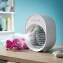 Mini-climatiseur Humidificateur à Ultrasons avec LED Koolizer InnovaGoods humidificador mini 200 ml Blanc ABS (Câble USB) (Rec