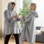 Couverture à Manches Sweat-shirt Oversize avec Polaire Swug InnovaGoods (Reconditionné B)