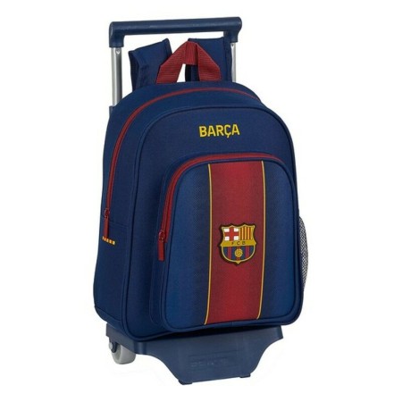 Cartable à roulettes F.C. Barcelona Bleu (Reconditionné A)