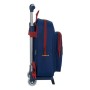 Cartable à roulettes F.C. Barcelona Bleu (Reconditionné A)