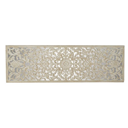 Tête de lit DKD Home Decor Blanc Doré Miroir Bois MDF 183 x 3 x 61 cm