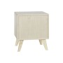 Table de Nuit DKD Home Decor Naturel Caoutchouc Bois de paulownia Bois MDF 40 x 30 x 48 cm